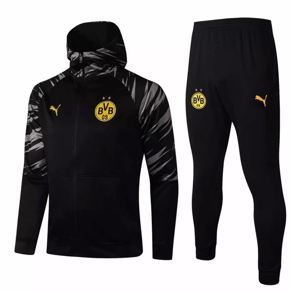 Chaqueta Con Capucha Borussia Dortmund 2021 2022 Negro